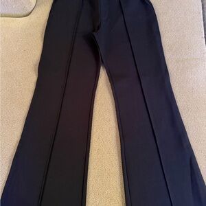 SPANX Elegant Navy Wide Leg Trousers